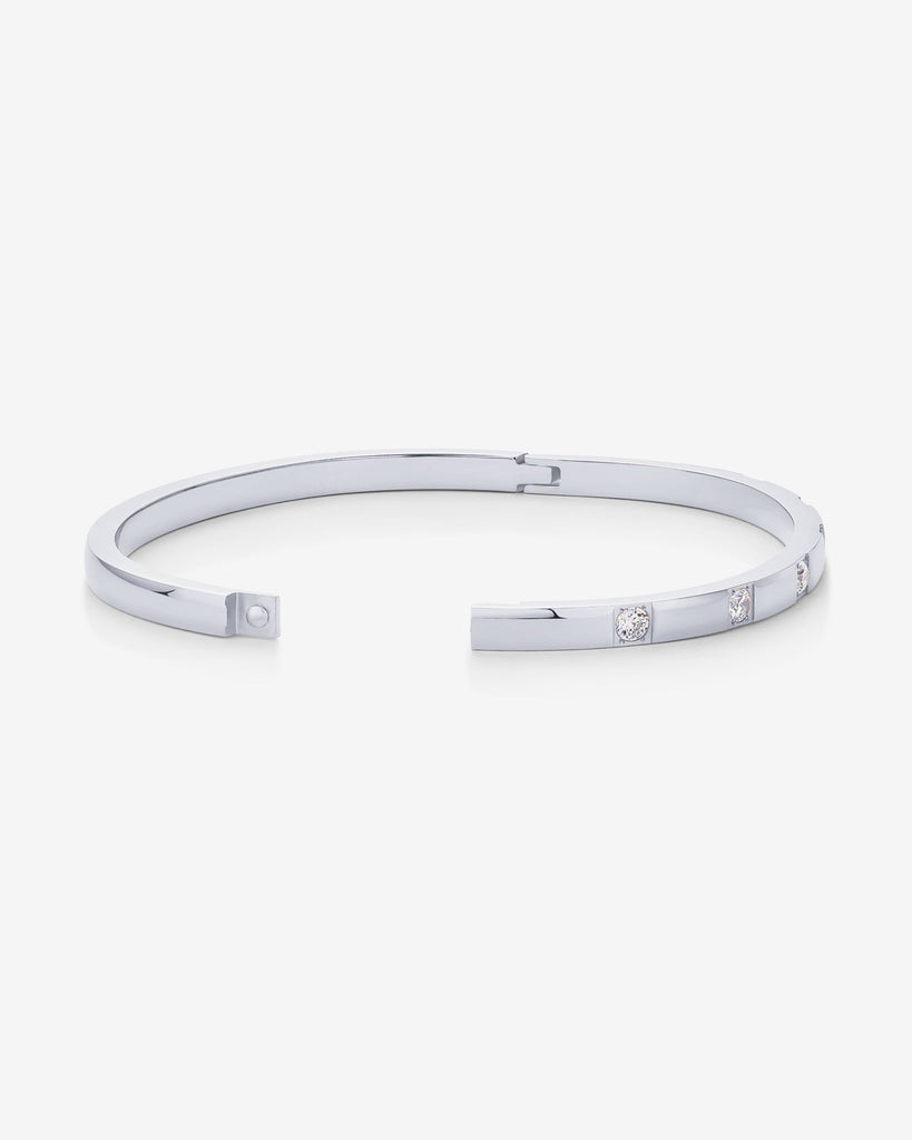 Skinny Love Bangle #Variant_White Gold / 7 Inches  