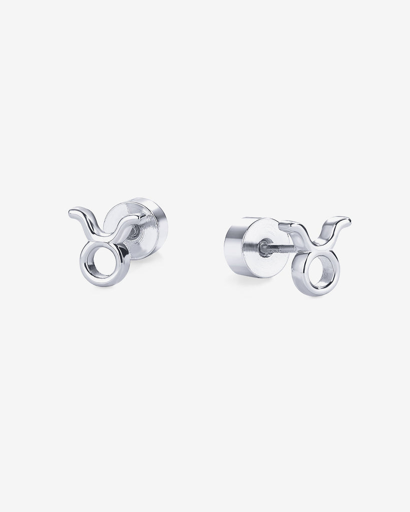 What's Your Sign Horoscope Earrings #Variant_White Gold / Taurus  