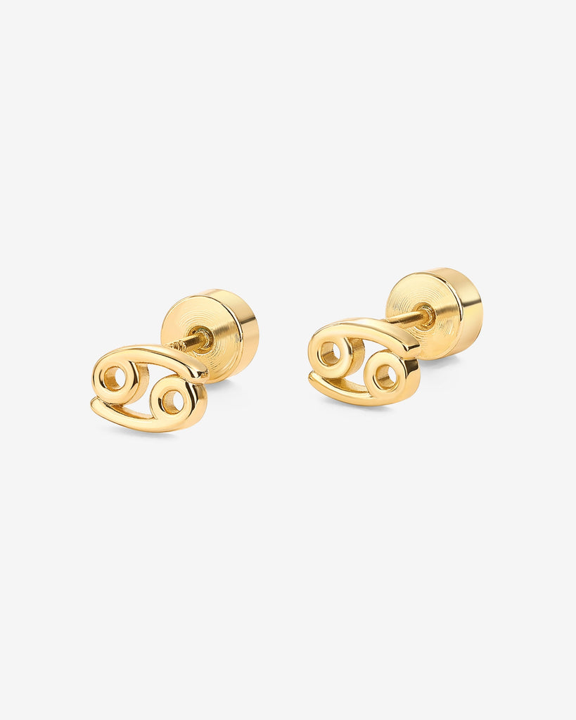 What's Your Sign Horoscope Earrings #Variant_Yellow Gold / Cancer  