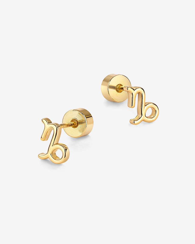 What's Your Sign Horoscope Earrings #Variant_Yellow Gold / Capricorn  