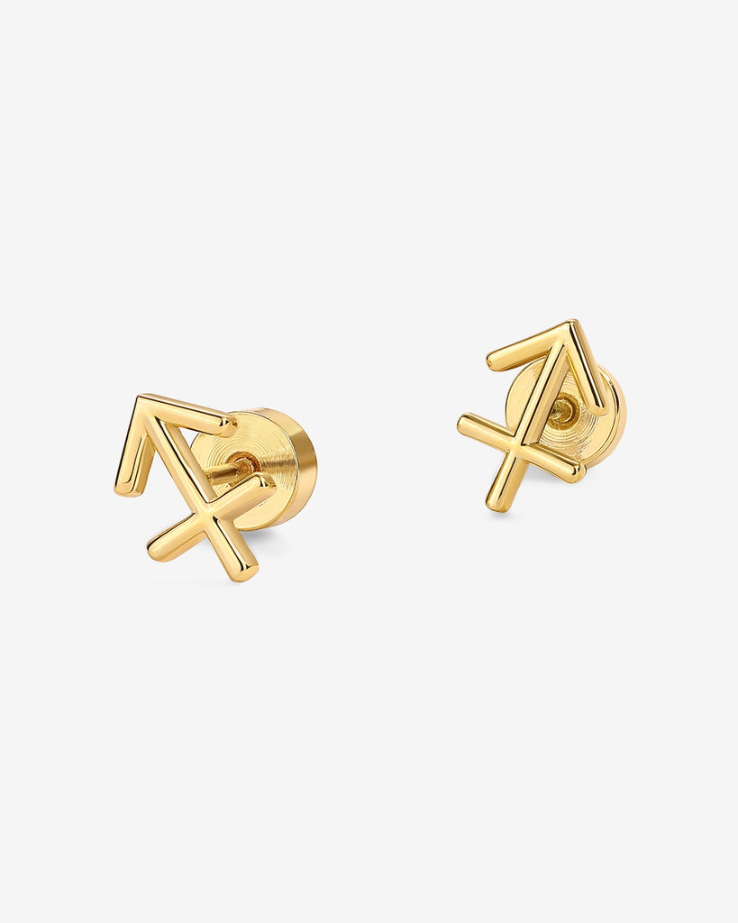 What's Your Sign Horoscope Earrings #Variant_Yellow Gold / Sagittarius  