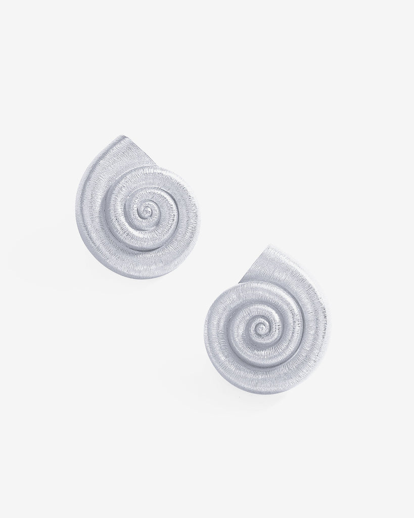 Conch Earrings #Variant_White Gold  