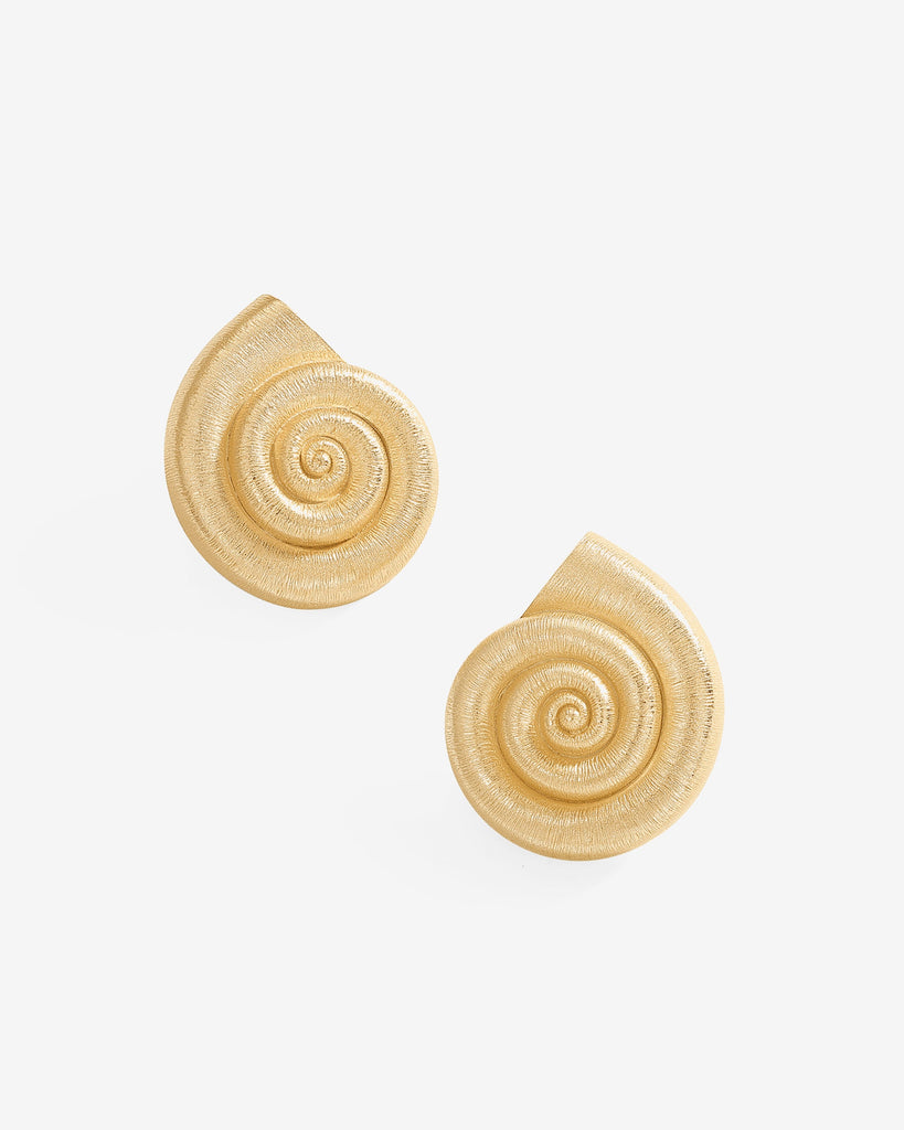 Conch Earrings #Variant_Yellow Gold  