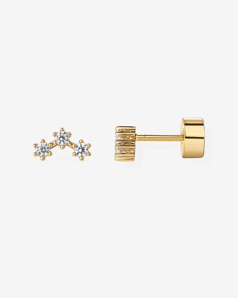 Cluster Starburst Screwbacks #Variant_Yellow Gold  