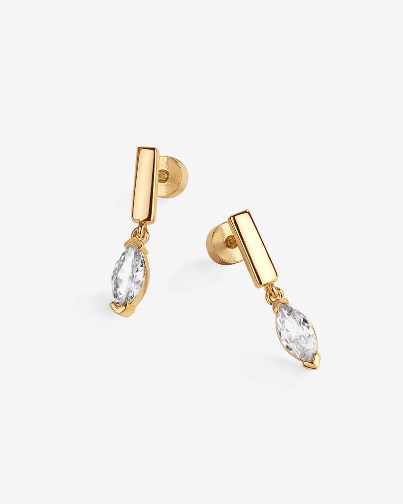 Bar Drop Dangle Screwbacks #Variant_Yellow Gold  