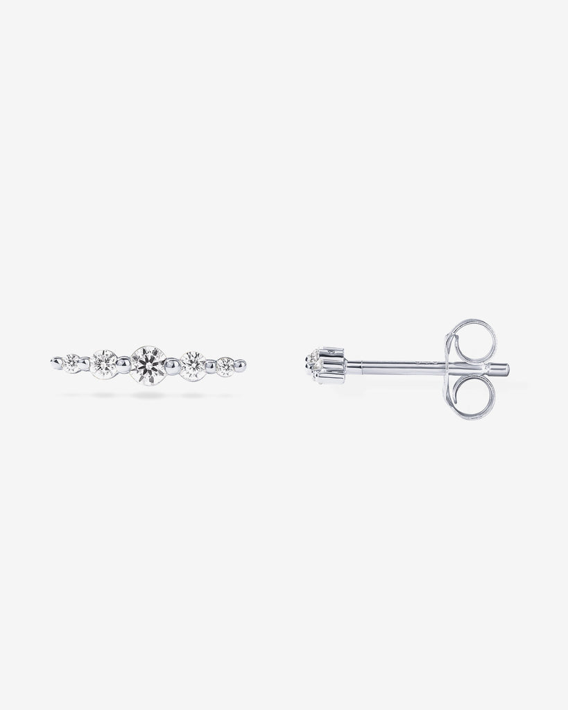 Minimalist Climber Studs #2406-E26_White Gold  