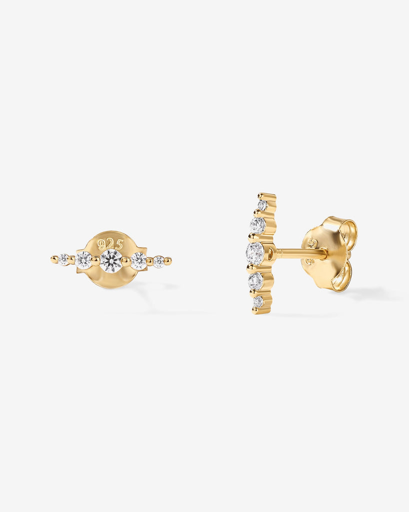 Minimalist Climber Studs #2406-E26_Yellow Gold  