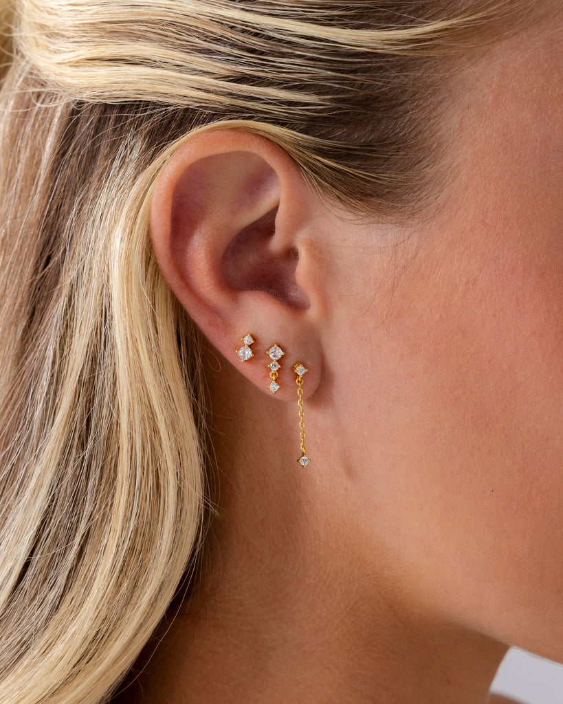 Mix and Match Stud and Dangle 3 Pack #Variant_Yellow Gold  