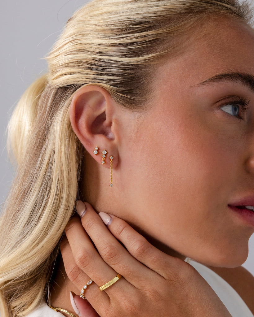 Mix and Match Stud and Dangle 3 Pack #Variant_Yellow Gold  