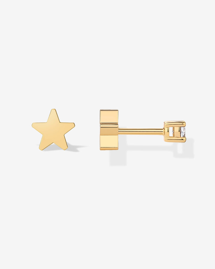 Two-Way Star Studs #Variant_Yellow Gold  