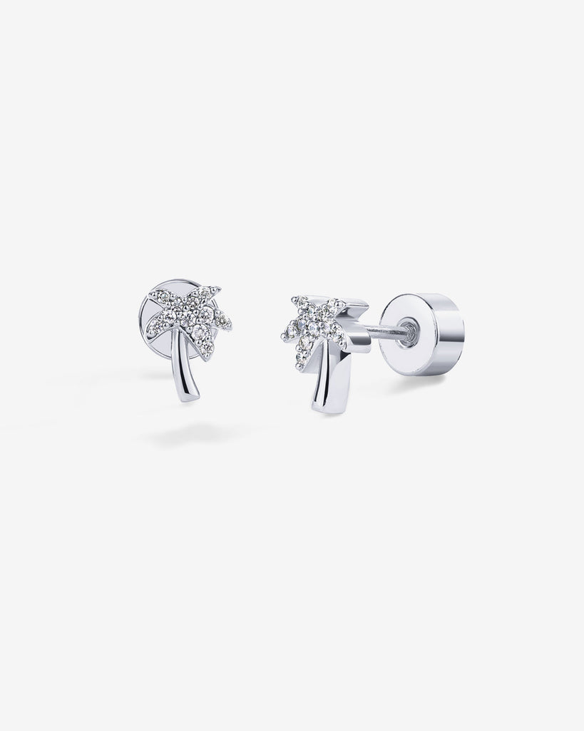 Paradise Studs #Variant_White Gold  