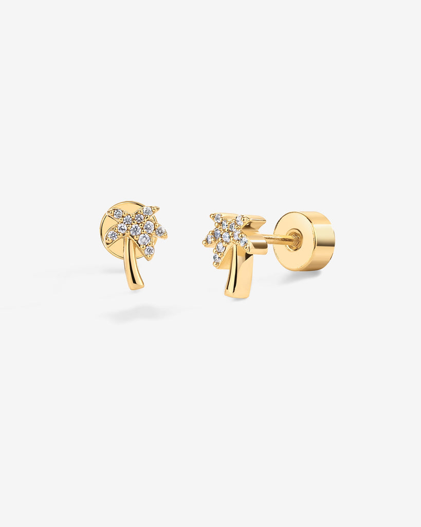 Paradise Studs #Variant_Yellow Gold  