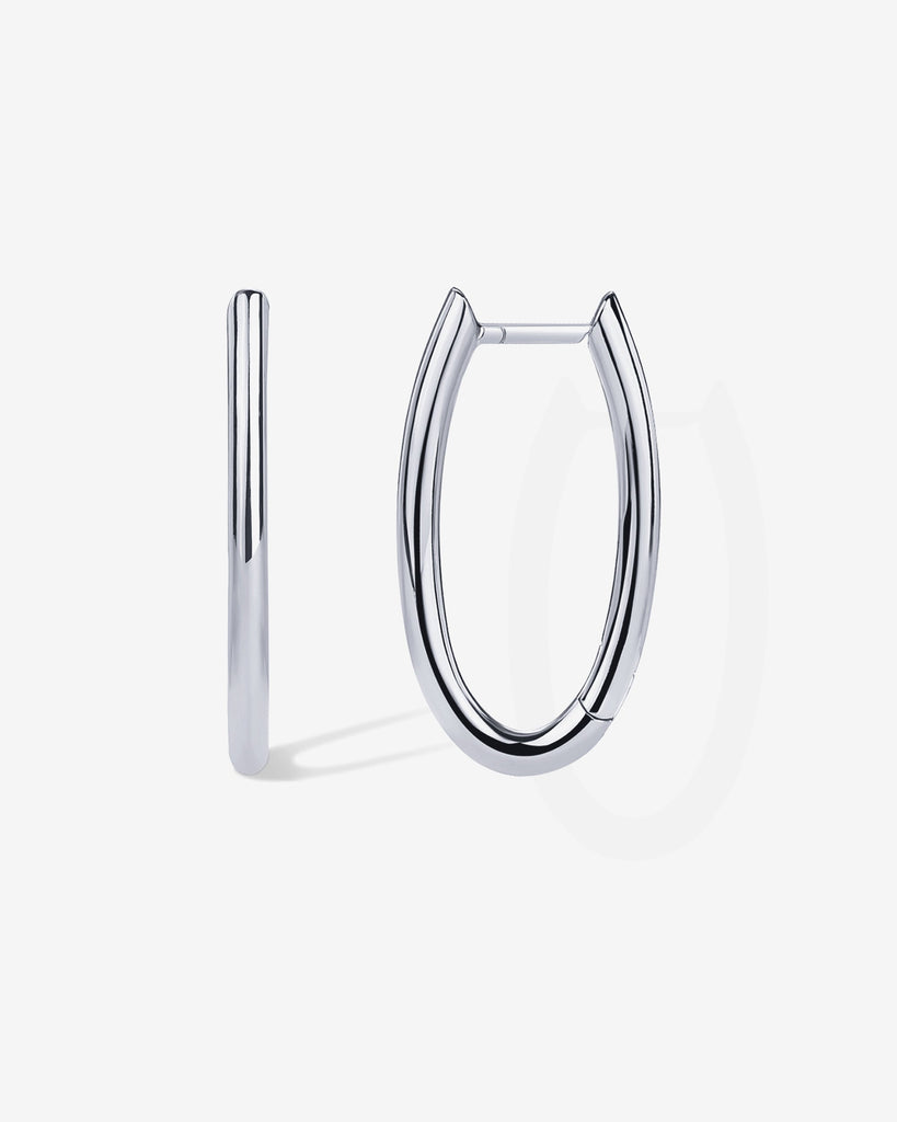 Two-Tone Hoops #Variant_White Gold  
