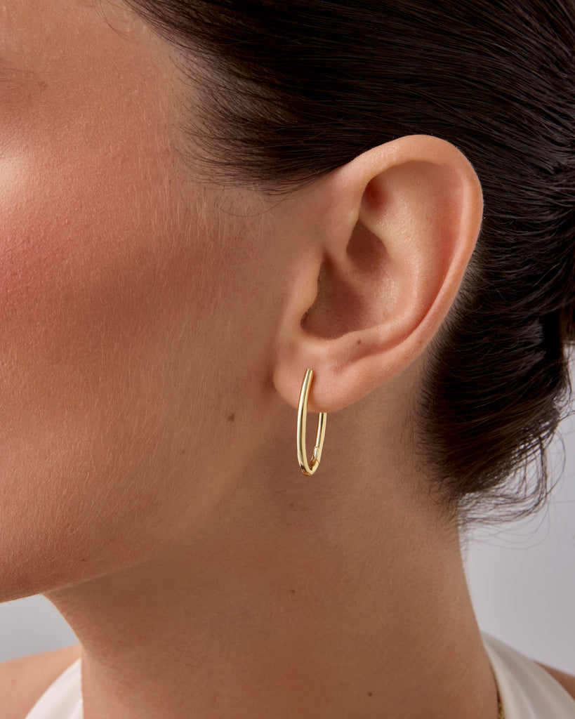 Two-Tone Hoops #Variant_Yellow Gold  