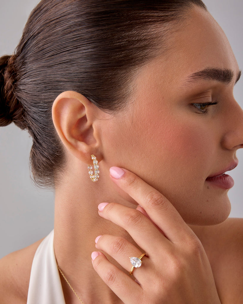 Inside-Out Hoops #Variant_White Gold  
