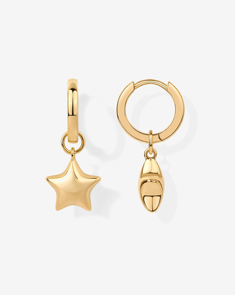 Starstruck Dangle Huggies #Variant_Yellow Gold  