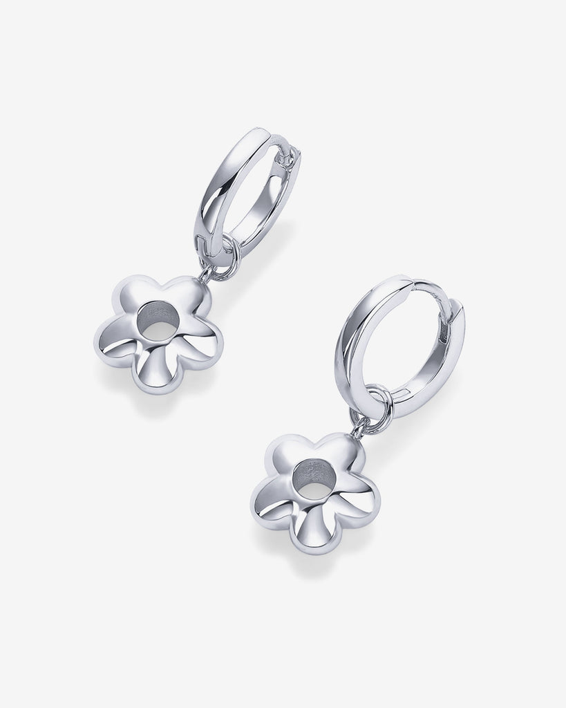In Bloom Dangle Huggies #Variant_White Gold  