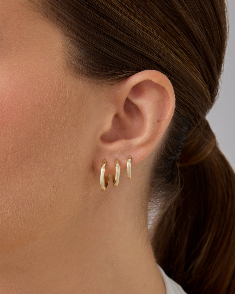Huggie Hoop Pack #Variant_Yellow Gold  