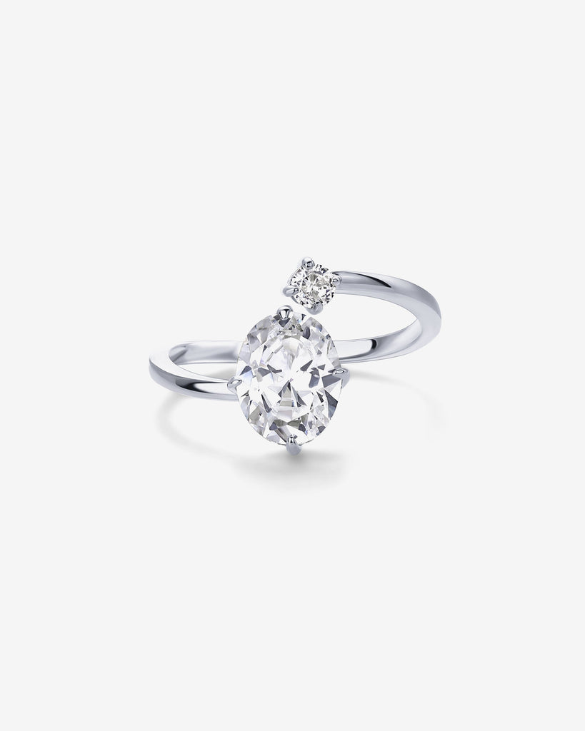 Toi Et Moi Oval Ring #Variant_White Gold  