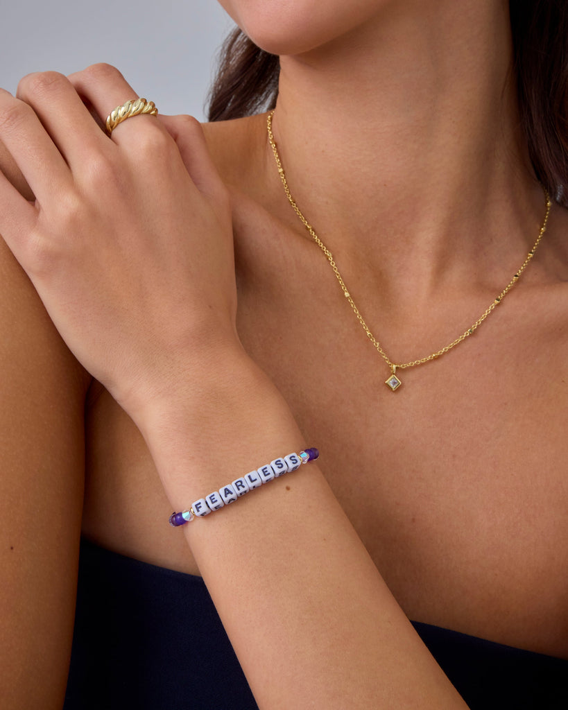 Era Beaded Bracelets #Variant_Yellow Gold/Fearless  