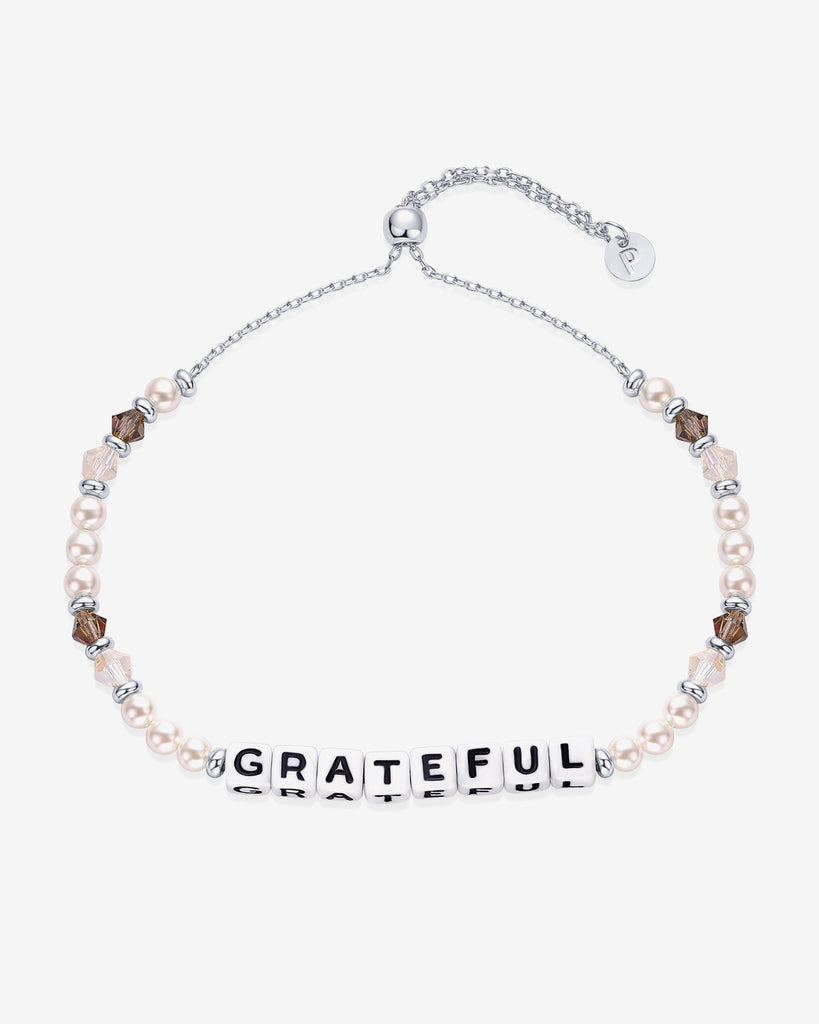 Era Beaded Bracelets #Variant_White Gold/Grateful  