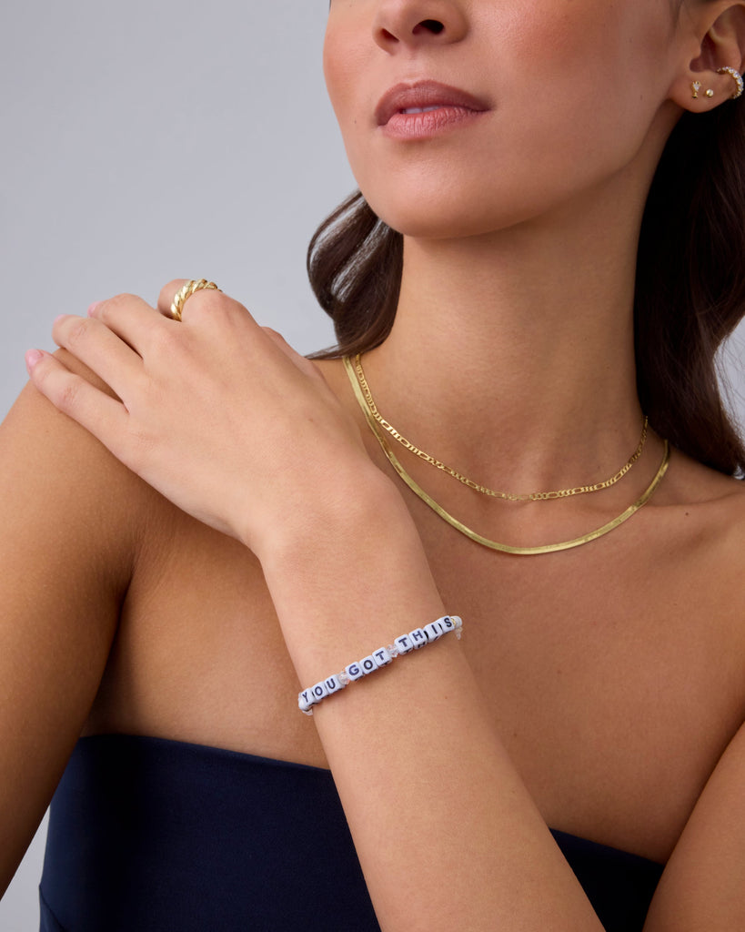 Era Beaded Bracelets #Variant_Yellow Gold/You Got This  