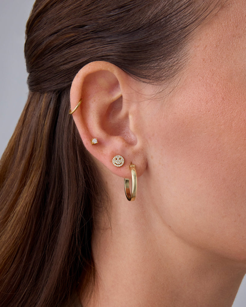 Smiley Studs #Variant_Yellow Gold  