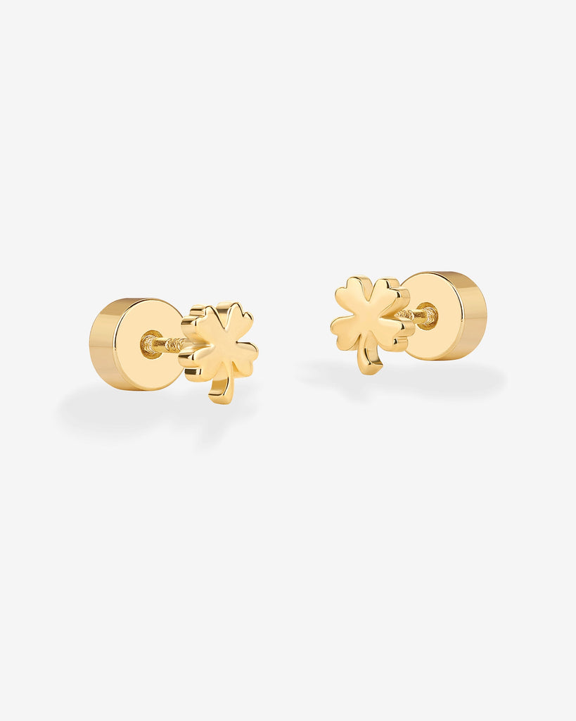 Clover Studs #Variant_Yellow Gold  