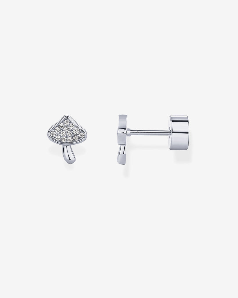 Shroom Studs #Variant_White Gold  