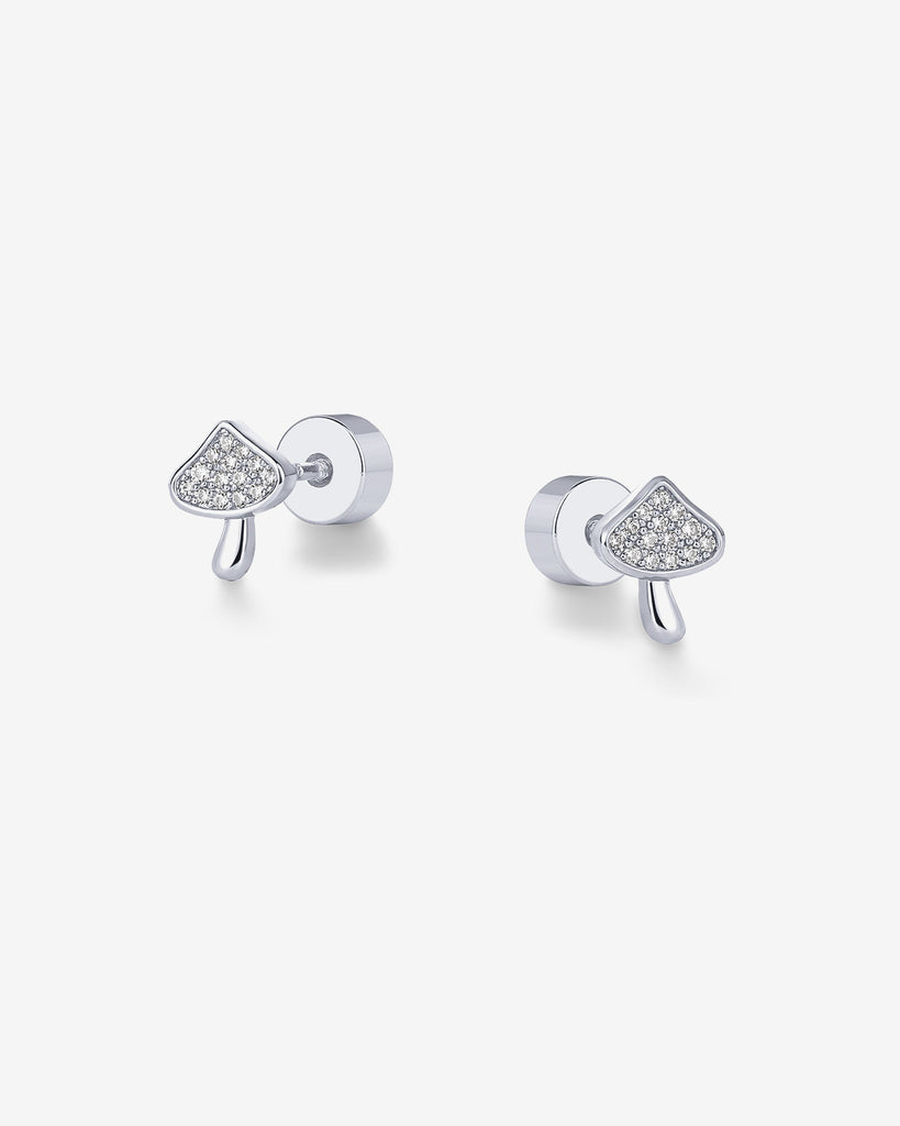 Shroom Studs #Variant_White Gold  