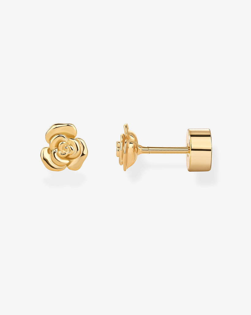 Rosette Studs #Variant_Yellow Gold  