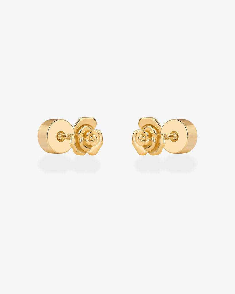 Rosette Studs #Variant_Yellow Gold  