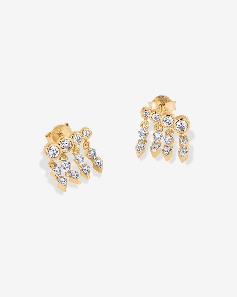 Cubic Zirconia Dangle Crawler #Variant_Two-Toned  