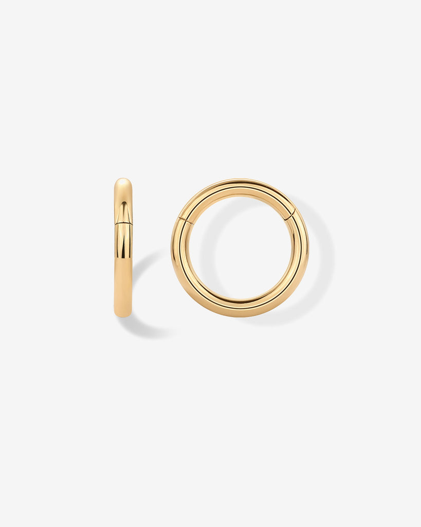 Essential Titanium Clicker Piercings #Variant_Yellow Gold/6 Millimeters/18 Gauge (1mm Thick)  