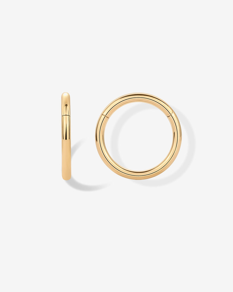 Essential Titanium Clicker Piercings #Variant_Yellow Gold/8 Millimeters/18 Gauge (1mm Thick)  