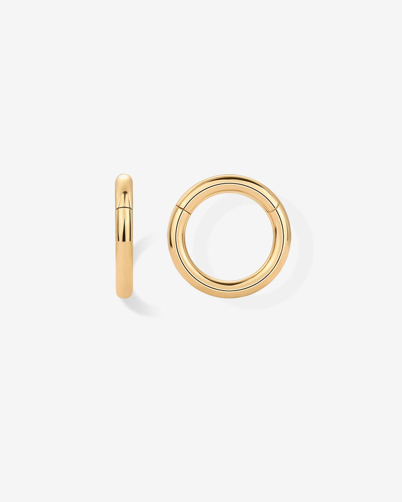 Essential Titanium Clicker Piercings #Variant_Yellow Gold/6 Millimeters/16 Gauge (1.2mm Thick)  