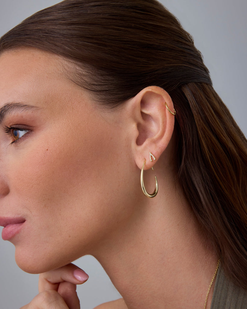 Essential Titanium Clicker Piercings #Variant_Yellow Gold/10 Millimeters/18 Gauge (1mm Thick)  