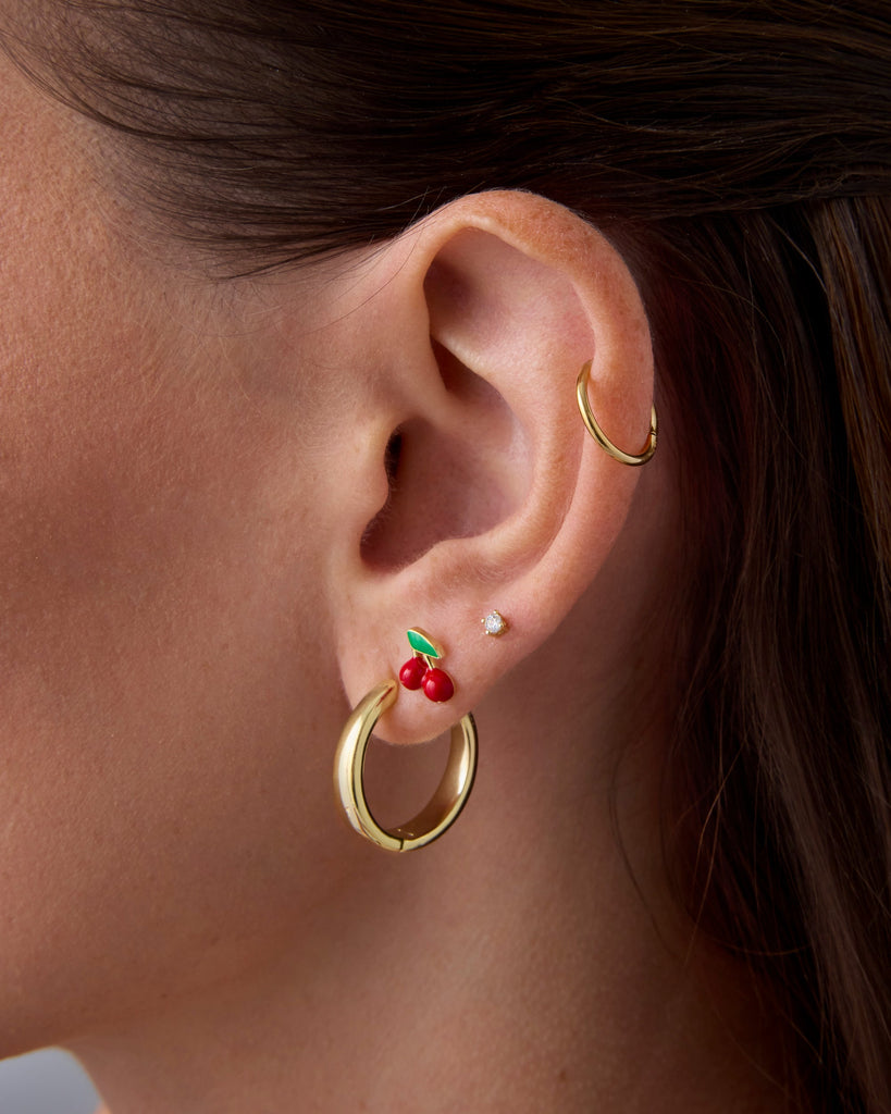 Essential Titanium Clicker Piercings #Variant_Yellow Gold/6 Millimeters/20 Gauge (0.8mm Thick)  