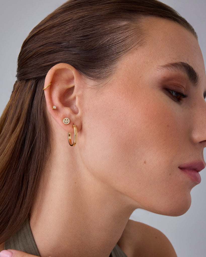 Essential Titanium Clicker Piercings #Variant_Yellow Gold/8 Millimeters/18 Gauge (1mm Thick)  