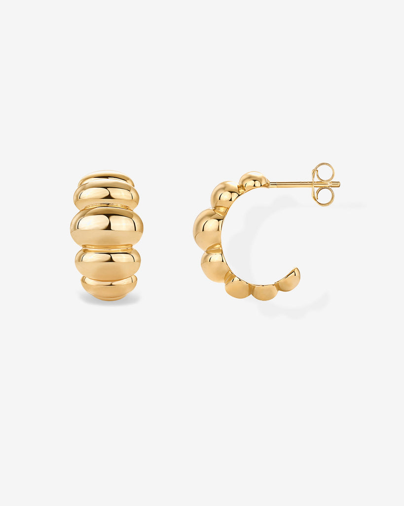 Puffy Hoops #Variant_Yellow Gold Hoop 