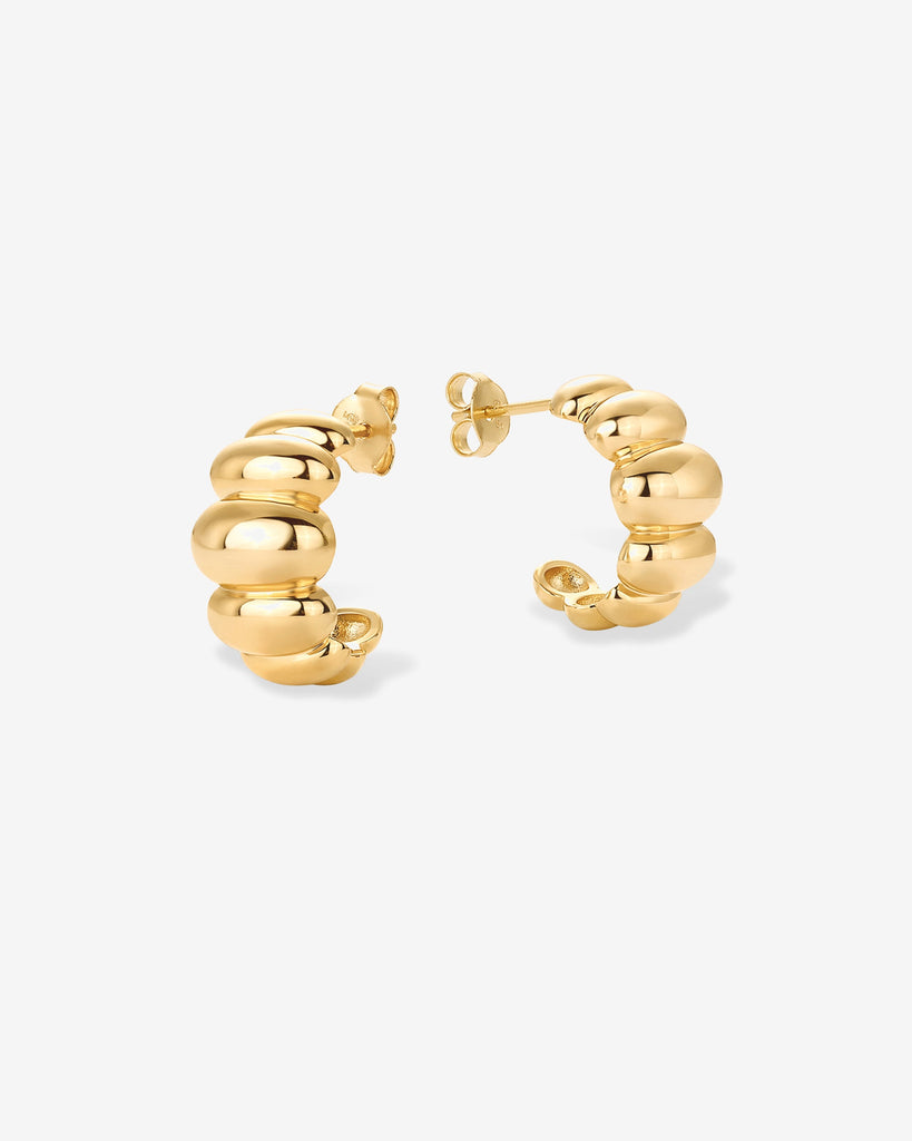 Puffy Hoops #Variant_Yellow Gold Hoop 