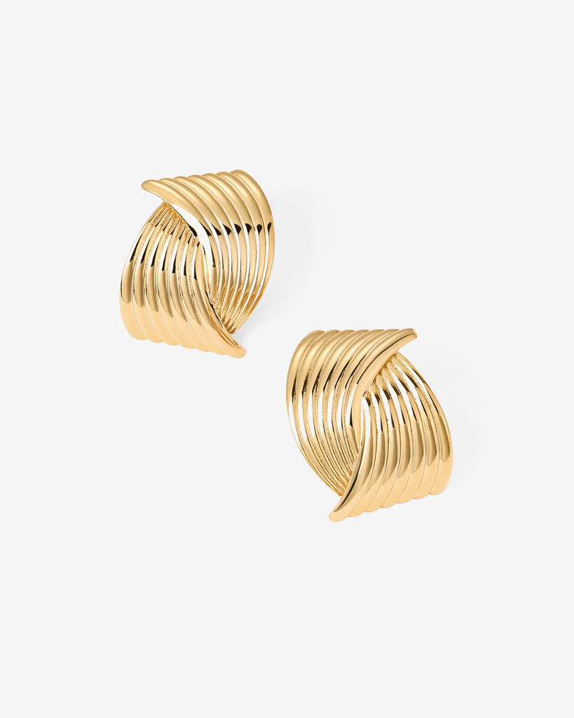Fan Studs #Variant_Yellow Gold Stud 