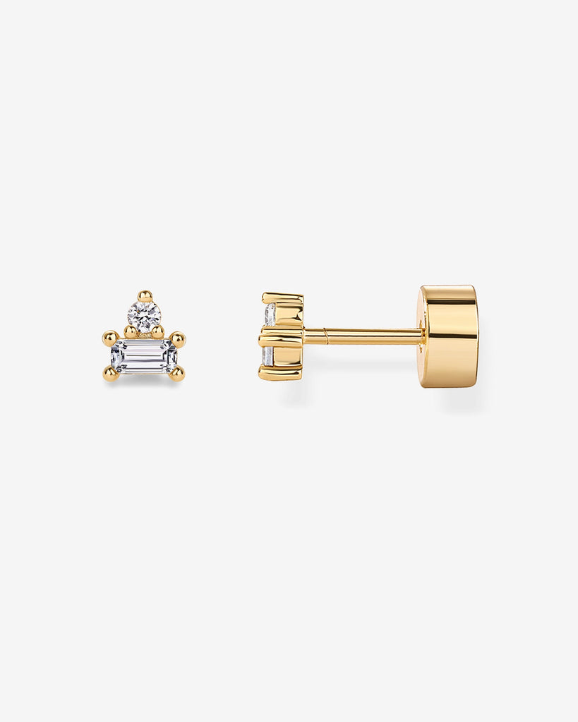 Two-Tone Gemstone Studs #Variant_Yellow Gold/April Flat Backs 