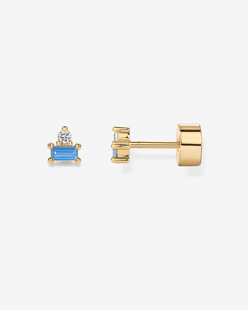 Two-Tone Gemstone Studs #Variant_Yellow Gold/December Flat Backs 