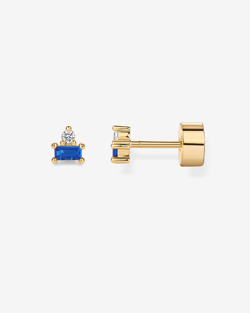 Two-Tone Gemstone Studs #Variant_Yellow Gold/September Flat Backs 