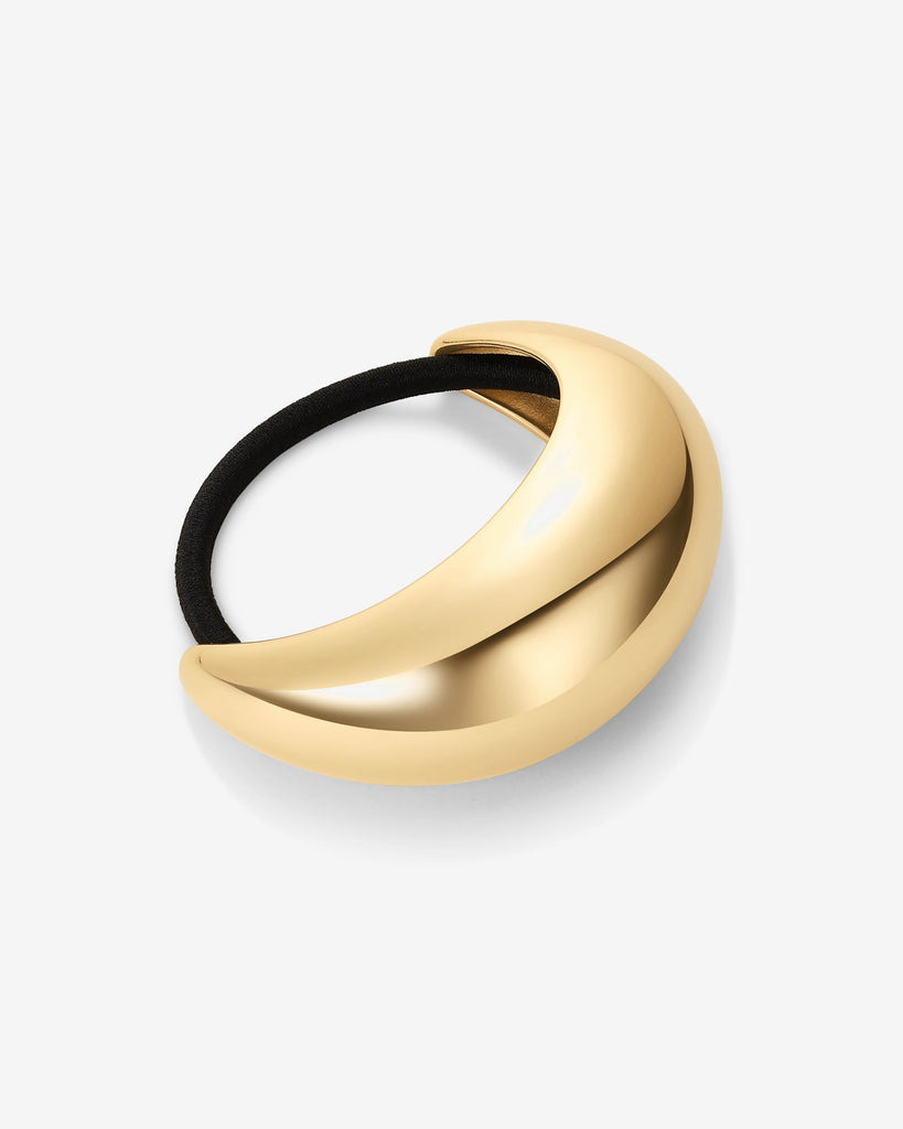 Crescent Cuff Hair Tie #Variant_Yellow Gold Hair 