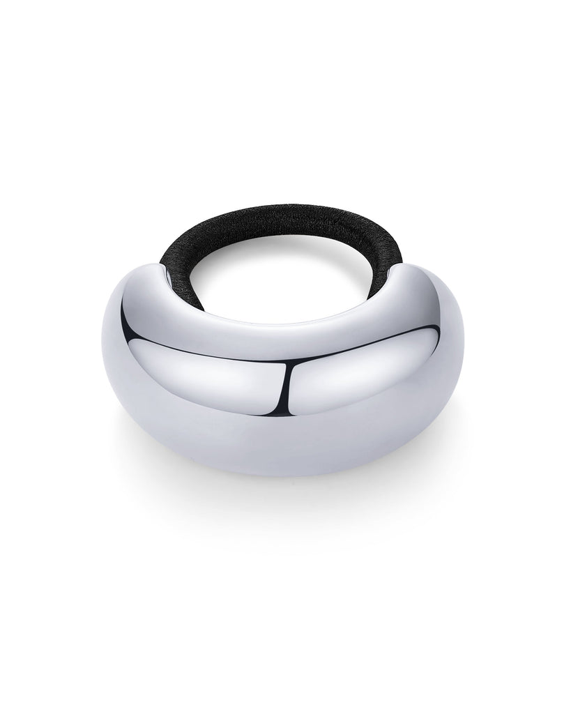 Chunky Cuff Hair Tie #Variant_White Gold Hair 