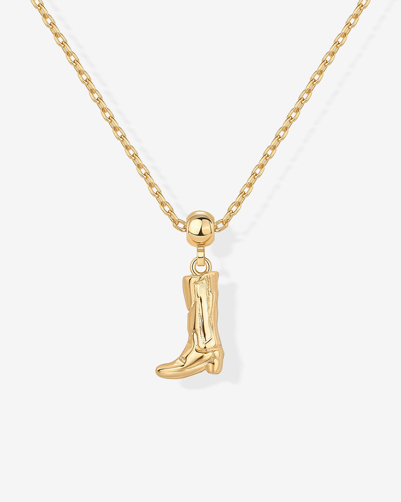 Cowgirl Charm Necklace #Variant_Yellow Gold Charms 