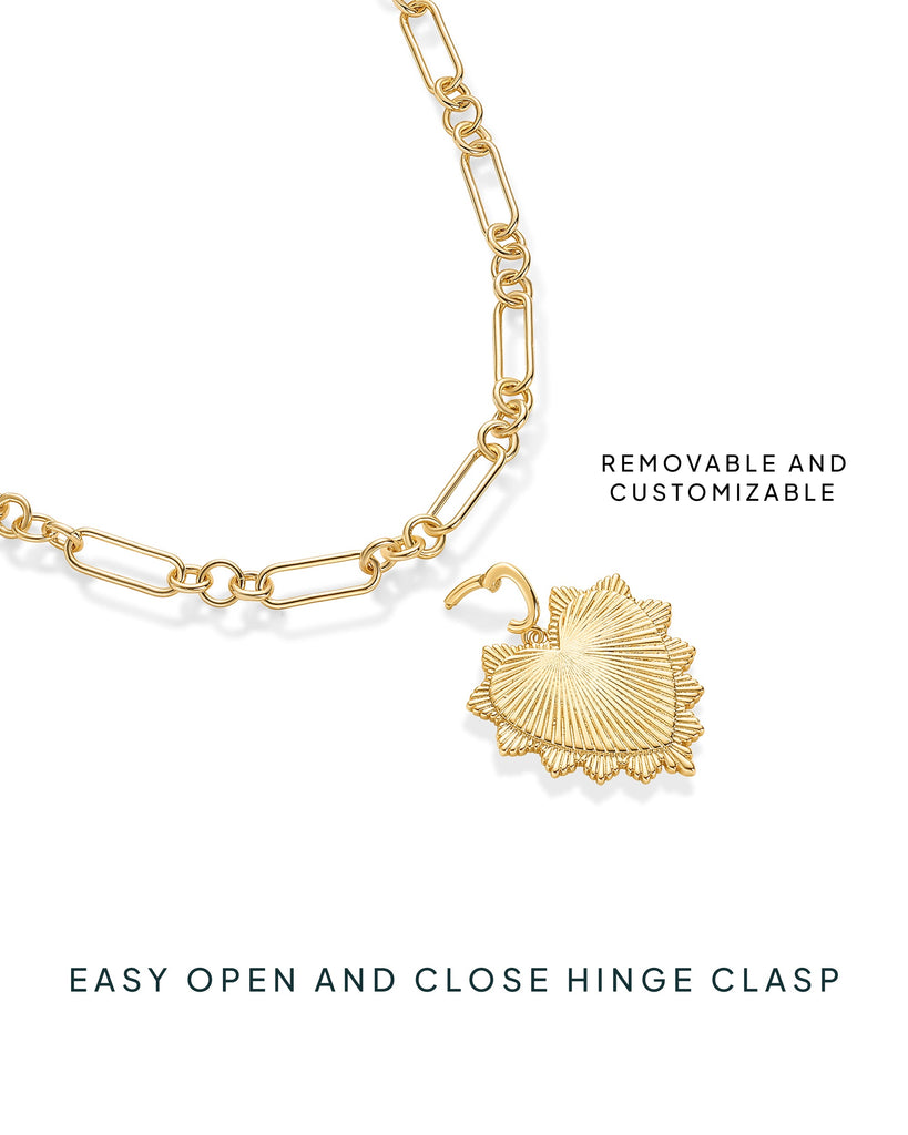 Chunky Charm Necklace #Variant_Yellow Gold  