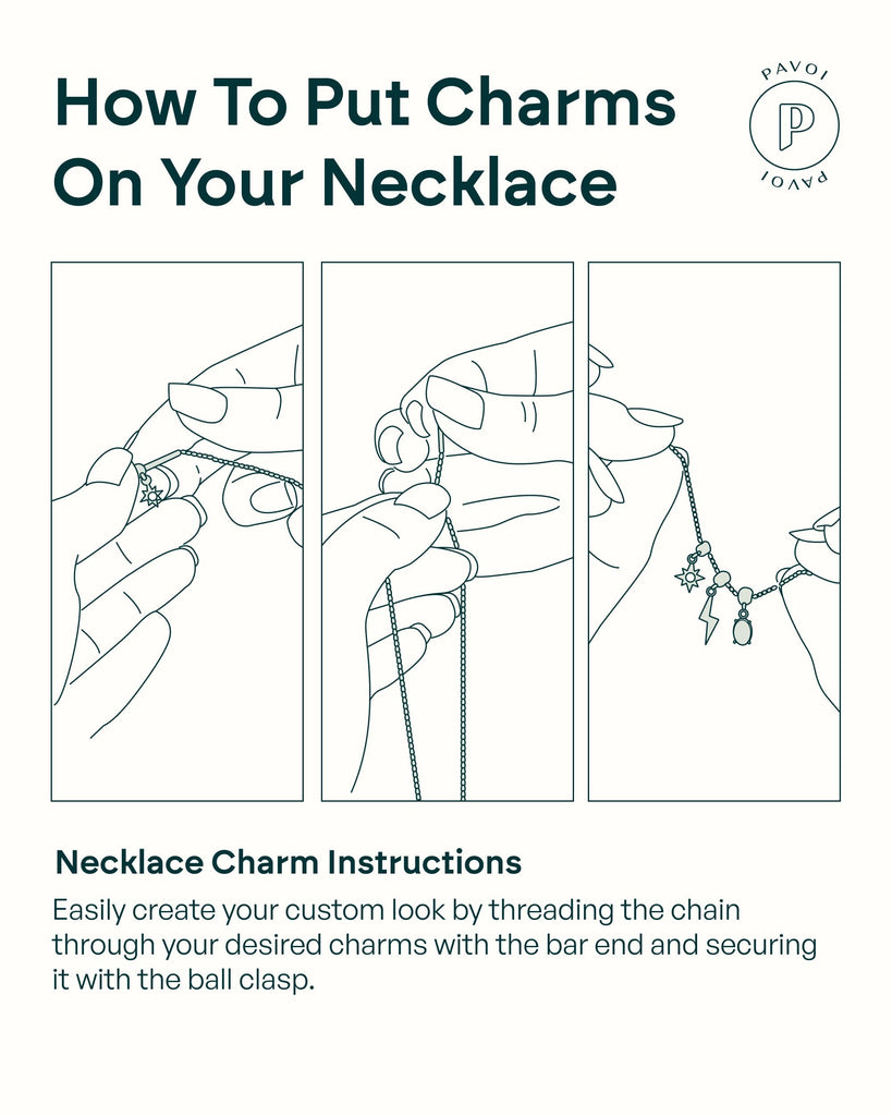 Initial Charm Necklace   